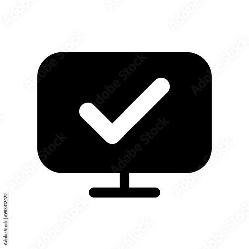 Monitor icon template