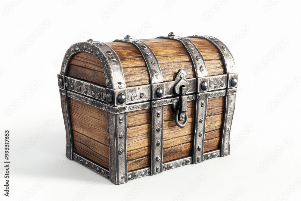 chest isolated on white background