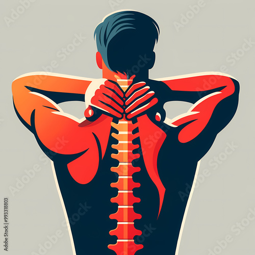 Man with Back Pain
 photo