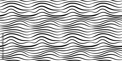 Wavy lines pattern