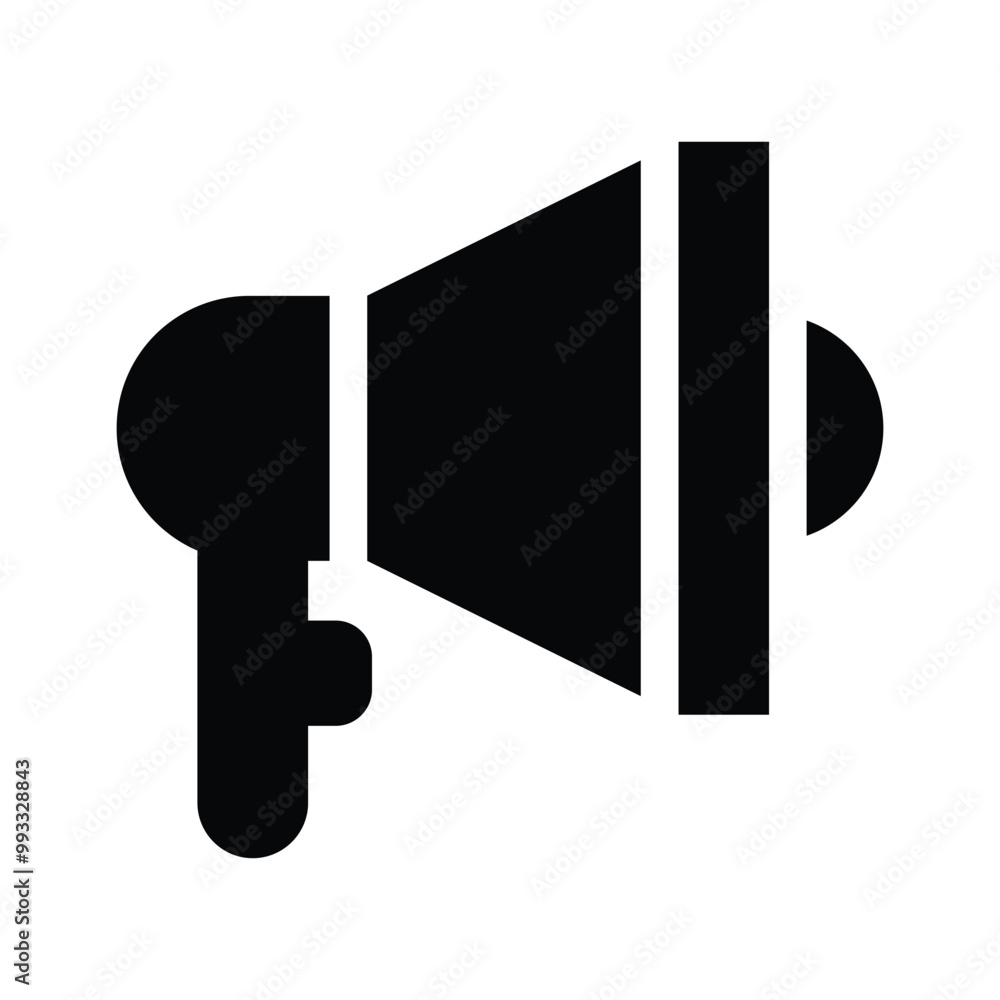 Icon of megaphone in editable style, a customizable vector of loudspeaker Icon of megaphone in editable style, a customizable vector of loudspeaker