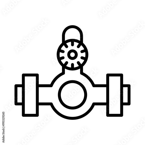 Gas Compression line icon