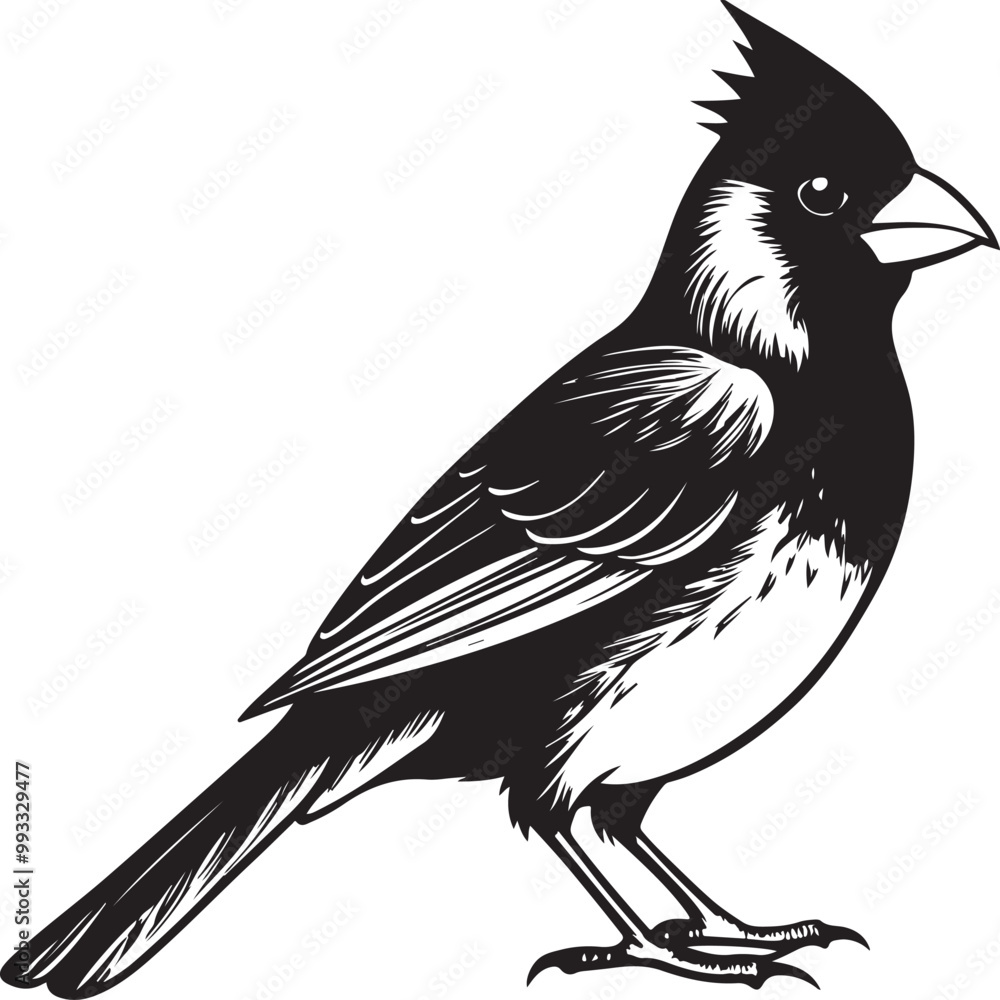 Obraz premium Color and silhouette tropical bird image vector illustration