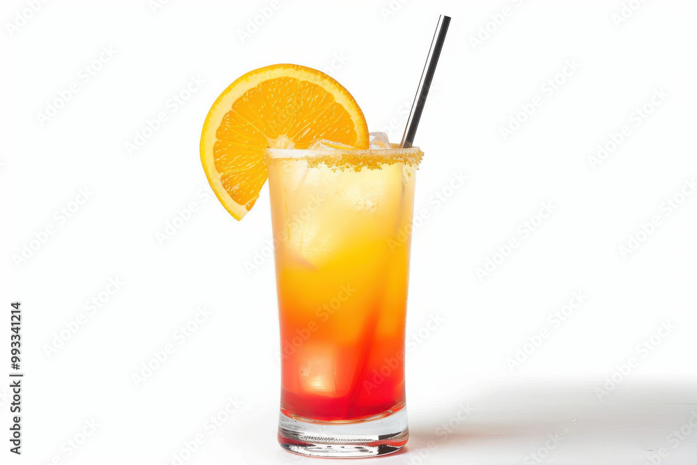 close up horizontal isolated image of fruit cocktail over a white background, copy space close up horizontal isolated image of fruit cocktail over a white background, copy space