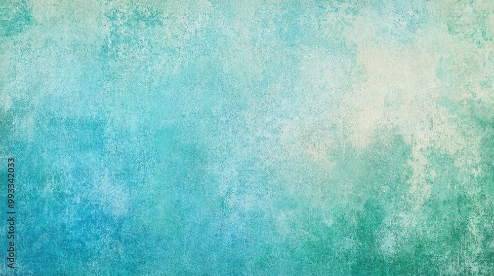 Aqua green and blue textured background with a recycled paper look featuring a retro color tone Aqua green and blue textured background with a recycled paper look featuring a retro color tone