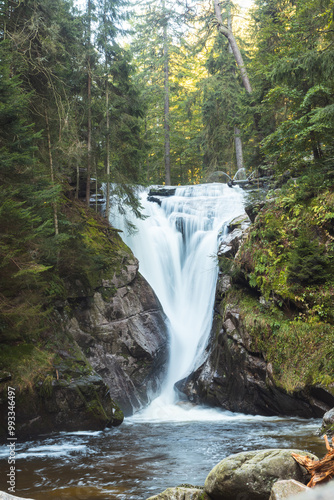 The Szklarki Waterfall in the Karkonosze Mountains photo