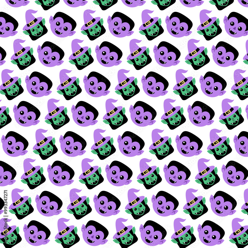 Halloween pattern background vector illustration. Halloween pattern background vector illustration.