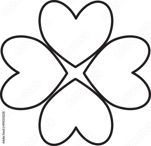 flower petals coloring page