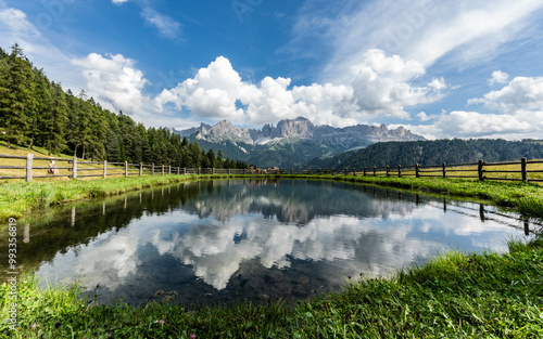 lake in the mountains photo