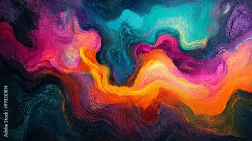 Wallpaper Mural Abstract Colorful Swirls. Torontodigital.ca