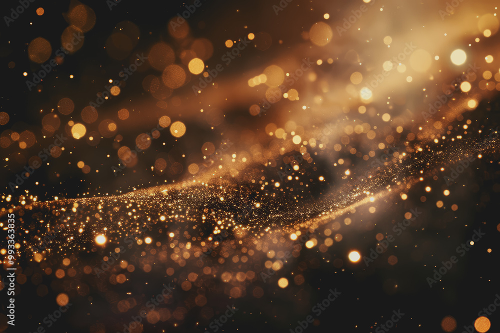 Obraz premium Subtle glowing particles scattered for a magical touch.