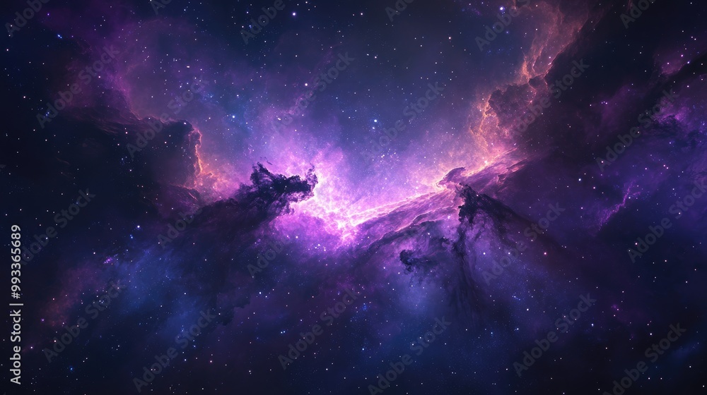 Vibrant cosmic nebula with a starry night sky showcasing the beauty of the universe and astronomical wonders Vibrant cosmic nebula with a starry night sky showcasing the beauty of the universe and astronomical wonders