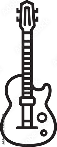 Guitar vector linear