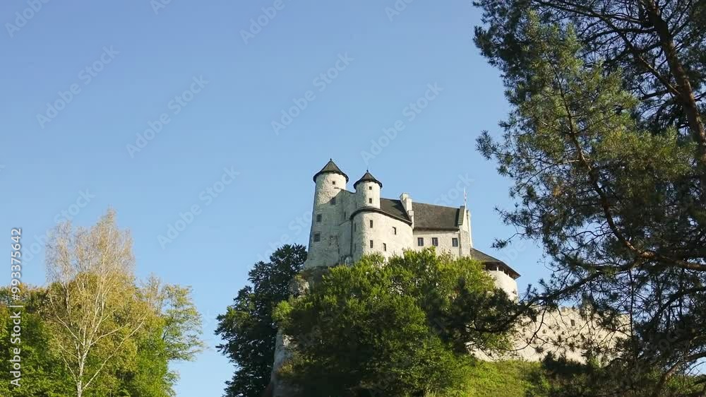 Mirow Castle, an old medieval fortress or royal castle in the village of Mirów, Poland Mirow Castle, an old medieval fortress or royal castle in the village of Mirów, Poland