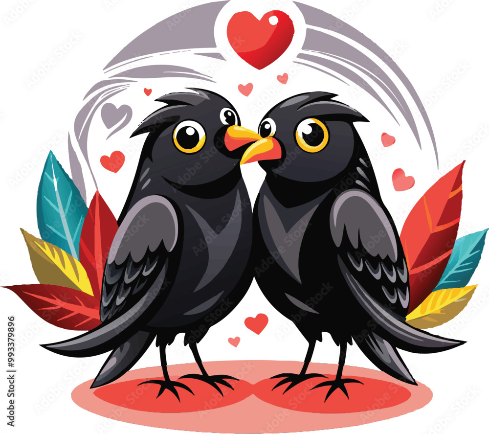 Obraz premium Isolated bird icon image vector 