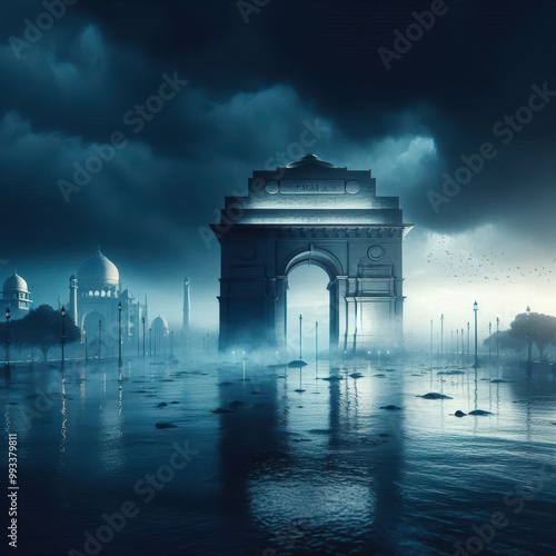 Futuristic India Gate photo