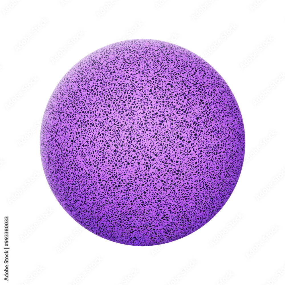 purple terrazzo pattern sphere on transparent background purple terrazzo pattern sphere on transparent background