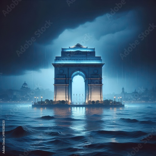 Futuristic India Gate photo