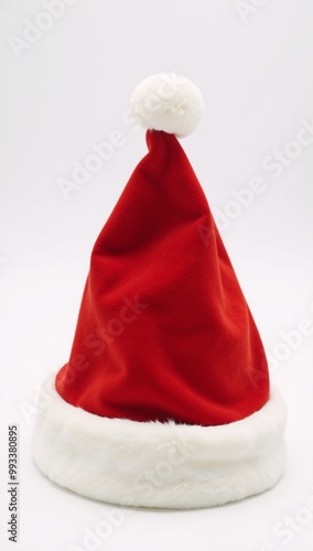 Santa Hat against a Plain Background Isolated photo