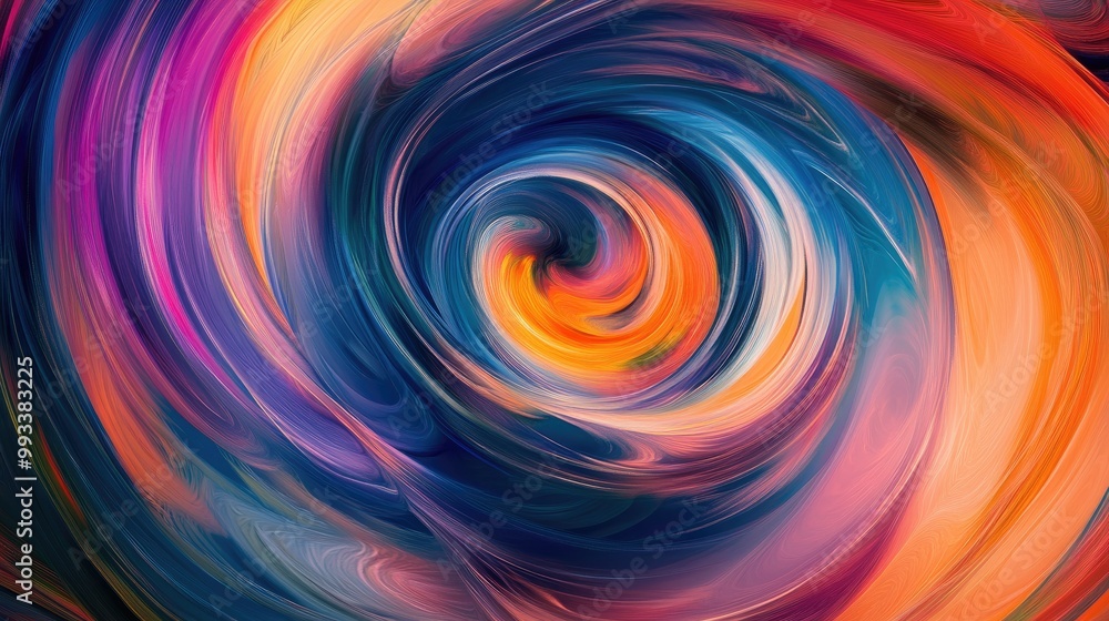 Abstract swirl pattern in vibrant colors with a sense of motion, ample room for text in the top third Abstract swirl pattern in vibrant colors with a sense of motion, ample room for text in the top third