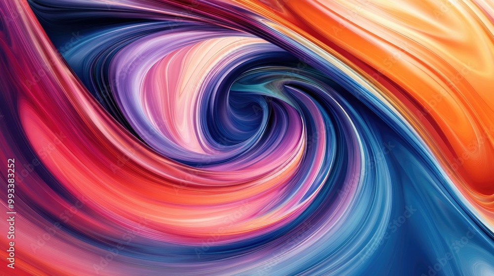 Abstract swirl pattern in vibrant colors with a sense of motion, ample room for text in the top third Abstract swirl pattern in vibrant colors with a sense of motion, ample room for text in the top third
