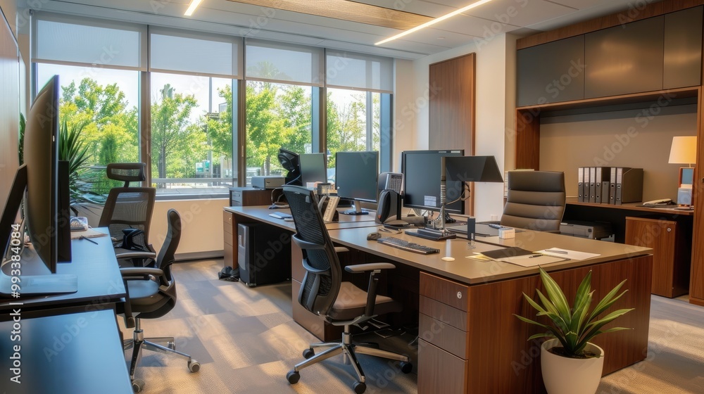 A well-equipped and organized office with a transportation lab and advanced mobility technologies A well-equipped and organized office with a transportation lab and advanced mobility technologies