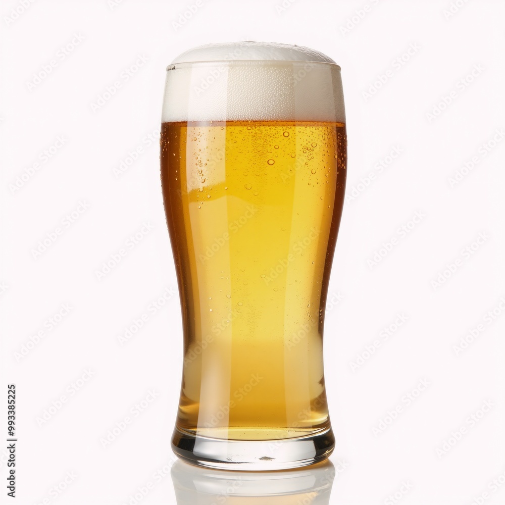 isolation top view of a glass filled with beer isolation top view of a glass filled with beer
