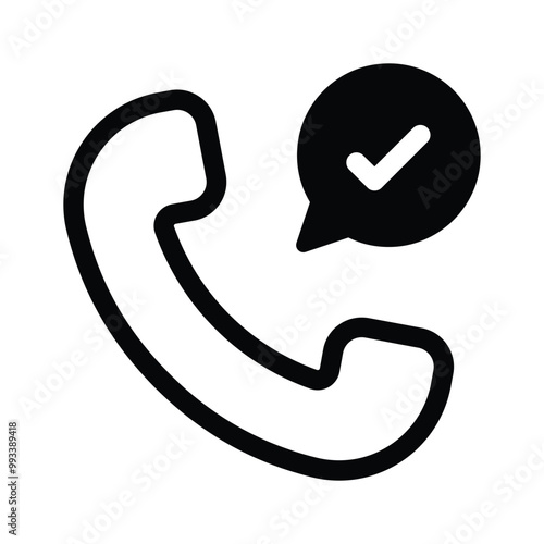 Phone, receiver, telephone vector design, pixel perfect icon