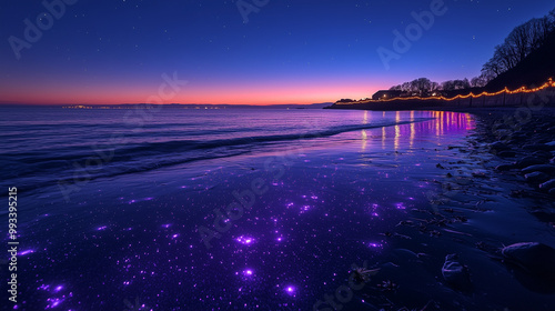  Christmas Night with Shimmering Plankton photo