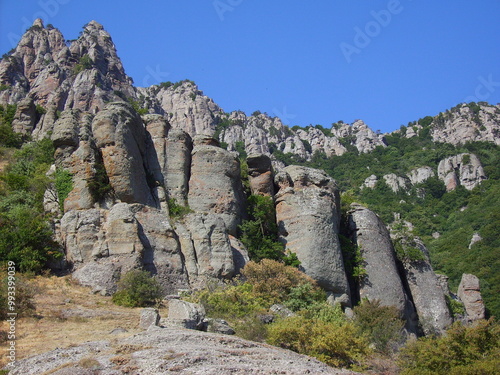 rock in the mountains