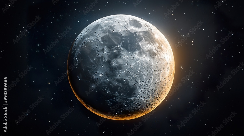 Moon in the Night Sky: A Celestial Tapestry Moon in the Night Sky: A Celestial Tapestry