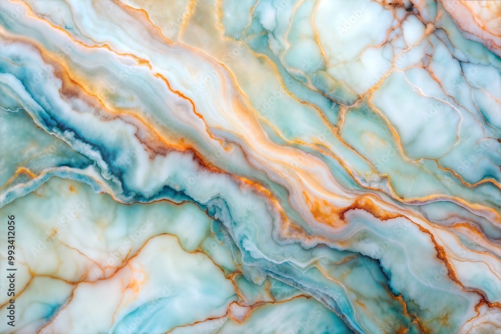 Abstract marble texture with blue and yellow color scheme Abstract marble texture with blue and yellow color scheme