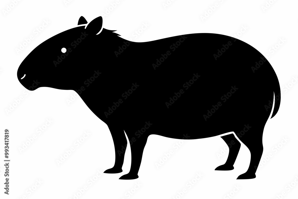 Сapybara Silhouette, Сapybara Animal Vector illustration
Сapybara Silhouette, Сapybara Animal Vector illustration