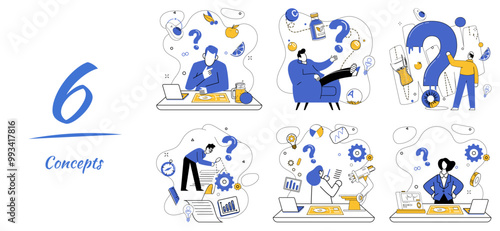 Innovation strategy vector illustration. Progress in intelligent occupation is golden path leading to treasure chest innovation strategy Control is sweet fruit harvested from orchard meticulous