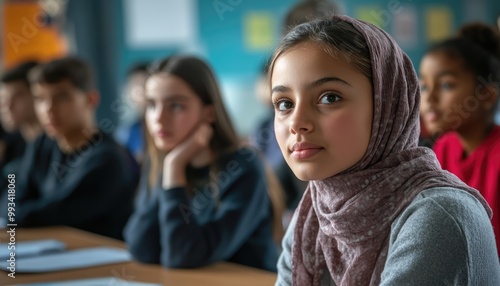 Children Listening and Learning in School Classroom