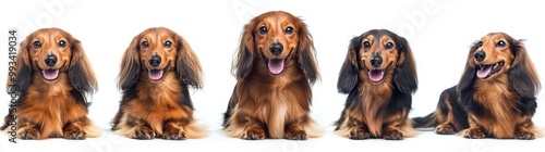 dog isolated white background