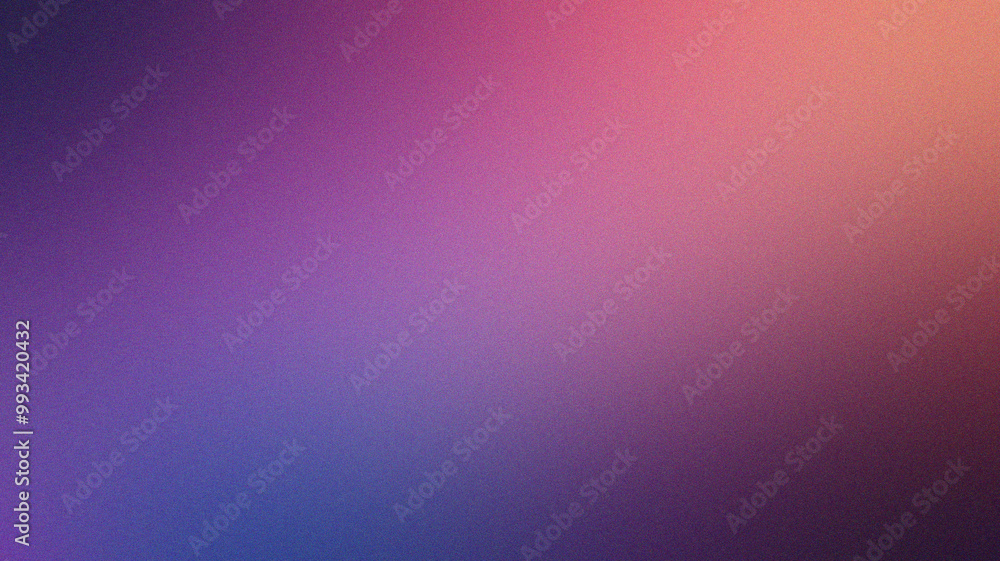 Obraz premium orange and purple background with a smooth gradient of bold colors, overlaid with subtle noise texture. 