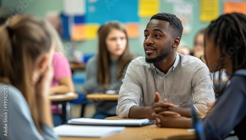 Children Listening and Learning in School Classroom