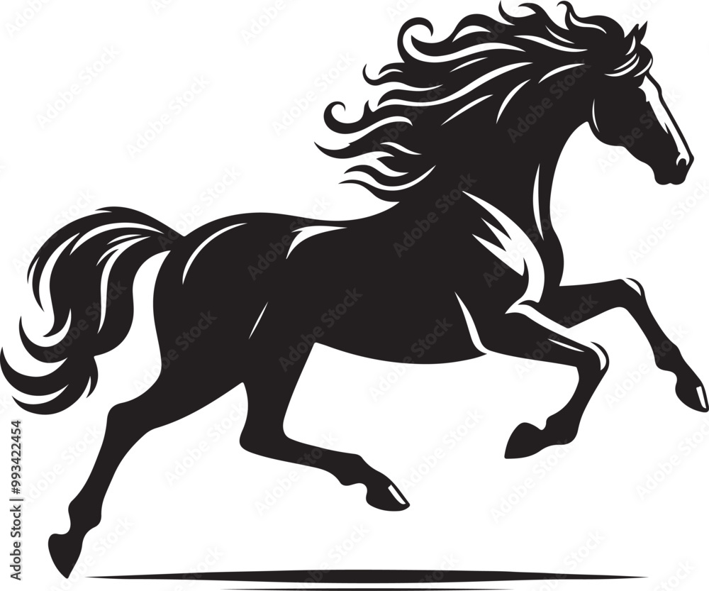 Obraz premium Horses: Majestic Symbols of Strength and Freedom, Partners in Adventure and Work, Embodying Grace and Power, Evolving Through Time as Beloved Companions and Influential Forces in Human History