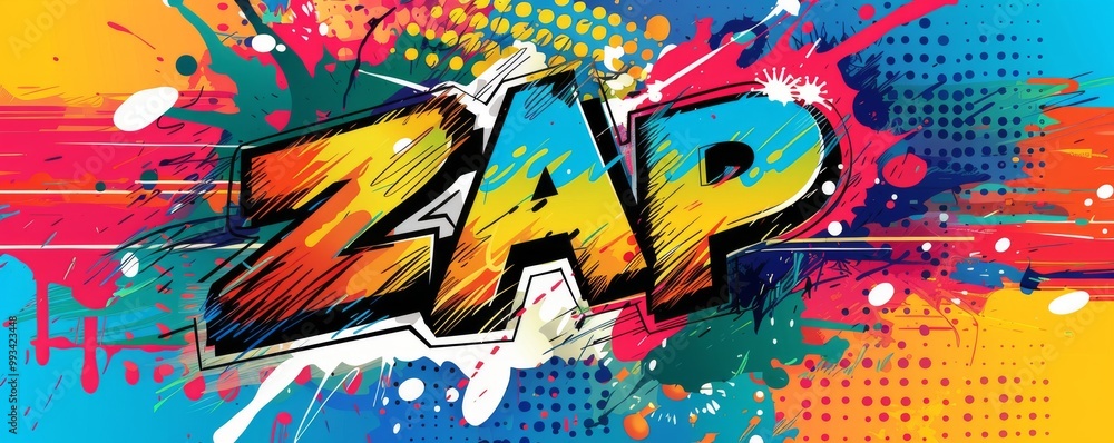 Colorful pop art background with Colorful pop art background with