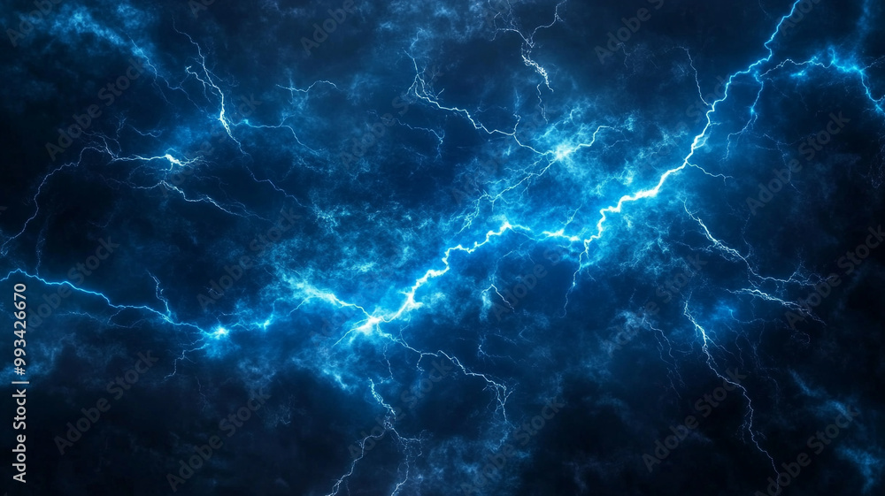 Abstract blue lightning background Abstract blue lightning background