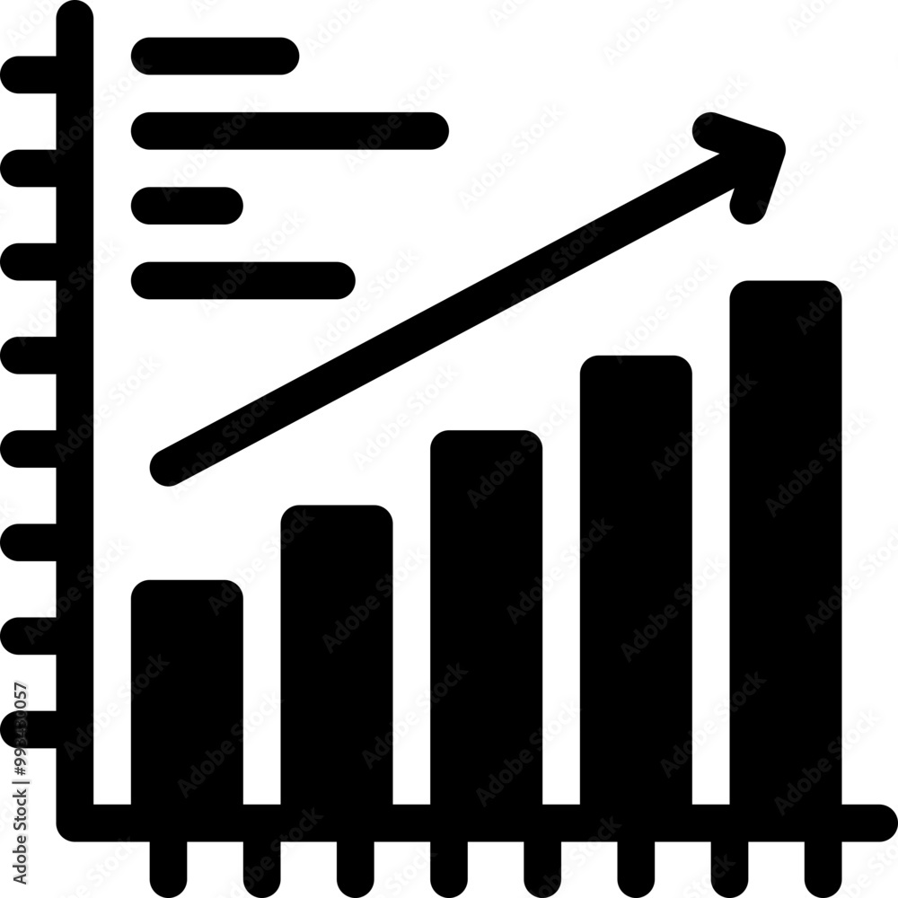 graph, bar chart, analytics, business graph, increase Icon graph, bar chart, analytics, business graph, increase Icon