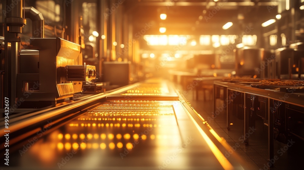 Factory Production Line. Factory Production Line.