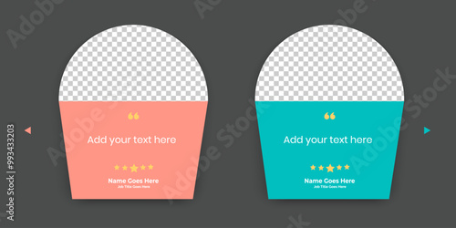 Creative Testimonial Editable Vector template, Empty speech bubbles, What our Clients Say, Quote, Review, Feedback, Infographic Template, Label, editable text box layout design, recommendation note