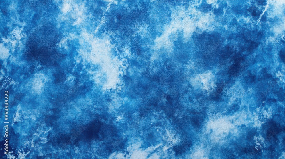 Vibrant Blue Ocean Tie-Dye Pattern on Textured Backdrop for Artistic Projects and Designs Vibrant Blue Ocean Tie-Dye Pattern on Textured Backdrop for Artistic Projects and Designs