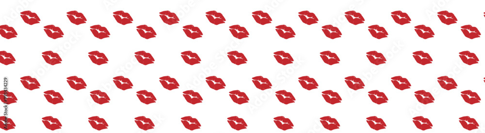 lip pattern on a transparent background