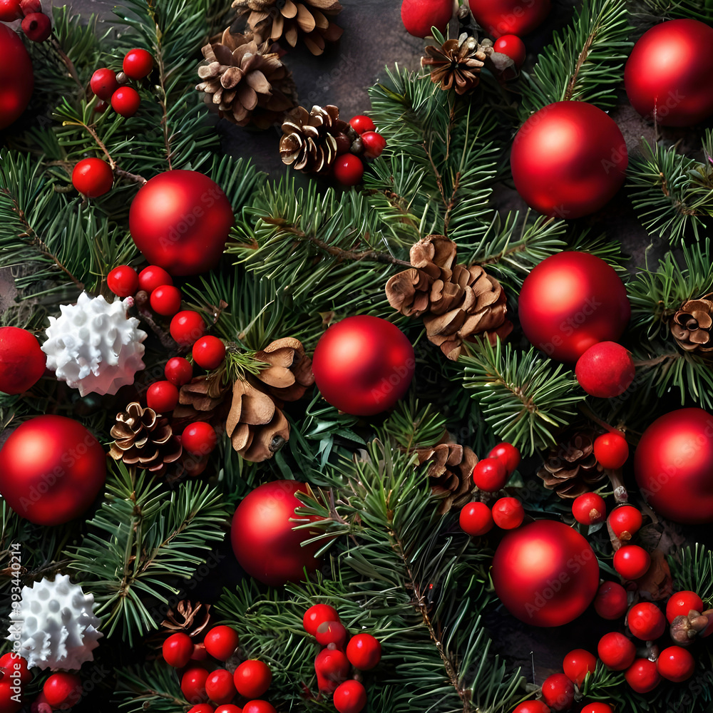 Fototapeta premium Christmas greeting card