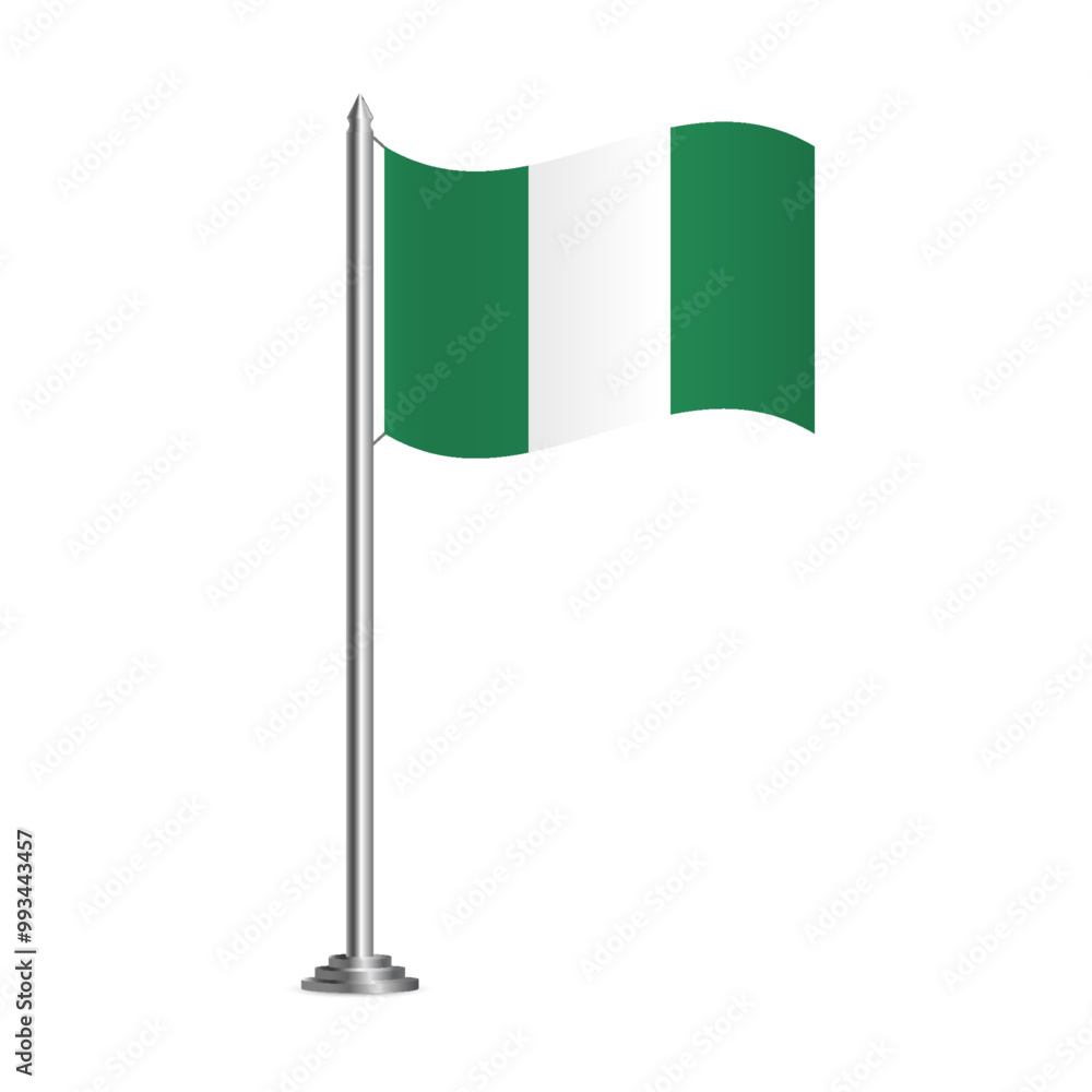 Background with flag of Nigeria. Vector Illustration.
Background with flag of Nigeria. Vector Illustration.