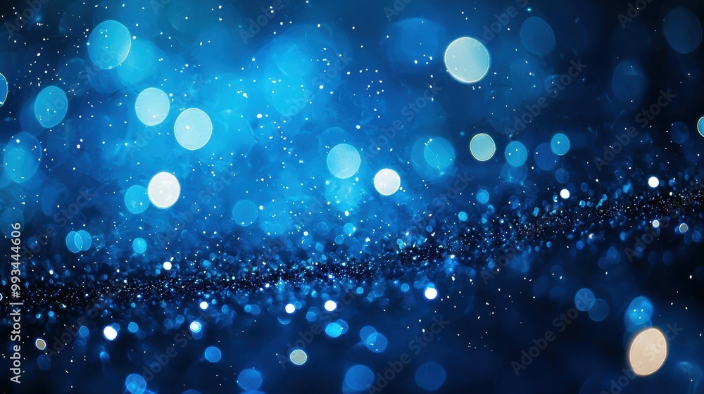 Enchanting Midnight Sparkle Mesmerizing Bokeh Lights in Blue Dreamscape Enchanting Midnight Sparkle Mesmerizing Bokeh Lights in Blue Dreamscape