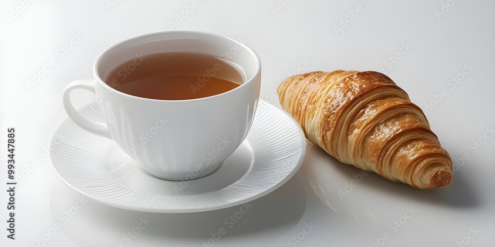 Cup of tea with mint isolated on white background
Cup of tea with mint isolated on white background